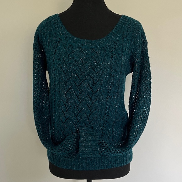 Vintage Armani Exchange Sweater - Green. Size XS-S - Picture 2 of 14